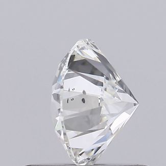 0.65 Carat Round F SI1 EX GIA Natural Diamond