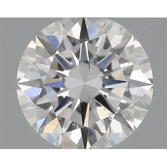 0.40 Carat Round D SI1 EX GIA Natural Diamond