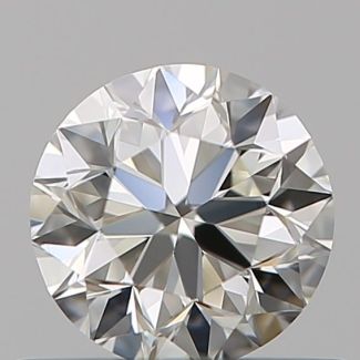 0.50 Carat Round J VVS2 VG EX GIA Natural Diamond