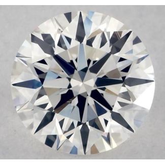 0.37 Carat Round F VVS1 EX GIA Natural Diamond