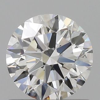 0.71 Carat Round H VS1 EX GIA Natural Diamond