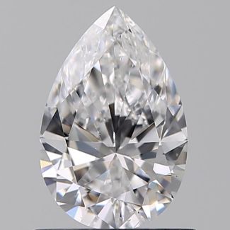 0.70 Carat Pear D SI1 - VG GIA Natural Diamond