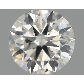 0.7 Carat Round F SI1 EX IGI Natural Diamond