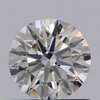 0.60 Carat Round I VVS1 EX GIA Natural Diamond