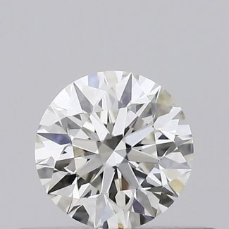 0.3 Carat Round H VVS2 EX VG GIA Natural Diamond