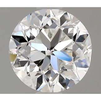 1.0 Carat Round F SI1 GD EX IGI Natural Diamond