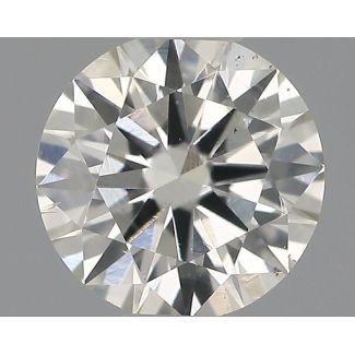 0.35 Carat Round I VS2 EX VG IGI Natural Diamond