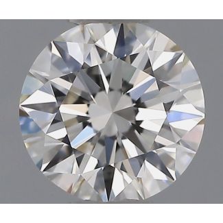 0.7 Carat Round H VVS2 EX GIA Natural Diamond