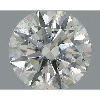 0.36 Carat Round F SI2 EX VG IGI Natural Diamond