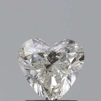 1.00 Carat Heart H SI1 - VG IGI Natural Diamond