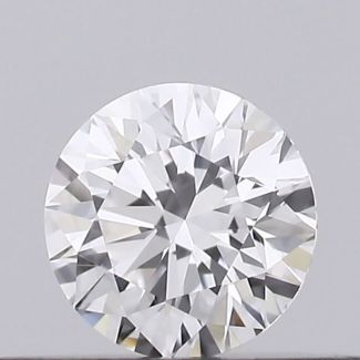 0.23 Carat Round D VVS1 EX GIA Natural Diamond