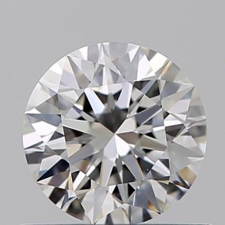 0.50 Carat Round F VVS1 EX GIA Natural Diamond