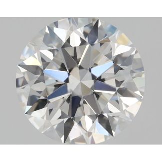 0.9 Carat Round E VVS1 EX GIA Natural Diamond