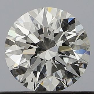 0.46 Carat Round E VVS1 EX GIA Natural Diamond