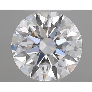 0.22 Carat Round D VVS1 EX GIA Natural Diamond