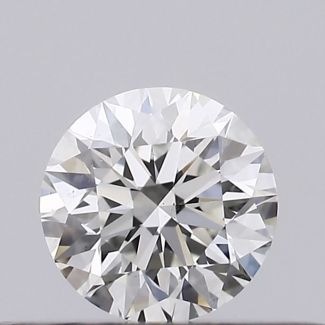 0.24 Carat Round H VS2 EX GIA Natural Diamond