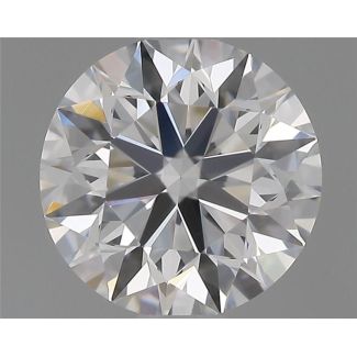 0.5 Carat Round F VS1 EX GIA Natural Diamond