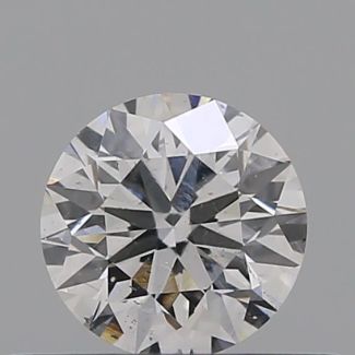 0.31 Carat Round E SI1 EX VG GIA Natural Diamond