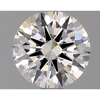 0.91 Carat Round H VVS2 EX GIA Natural Diamond