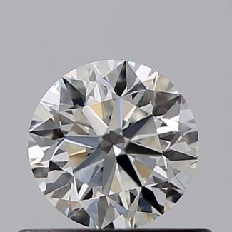 0.45 Carat Round H VS1 VG EX GIA Natural Diamond