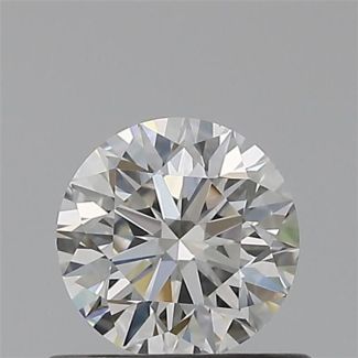 0.50 Carat Round G VS1 EX GIA Natural Diamond