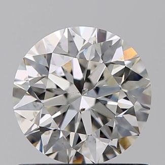 0.80 Carat Round H SI2 VG EX GIA Natural Diamond