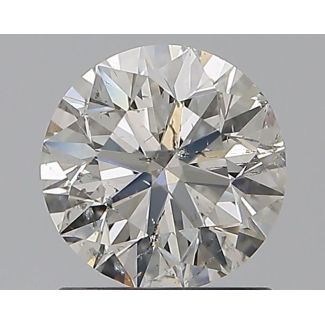 1.0 Carat Round H SI2 EX VG GIA Natural Diamond