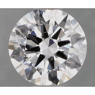 1.00 Carat Round F SI1 EX GIA Natural Diamond