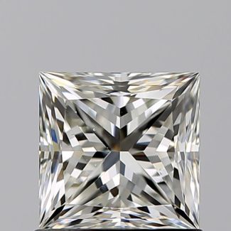 0.90 Carat Princess J SI1 - VG GIA Natural Diamond