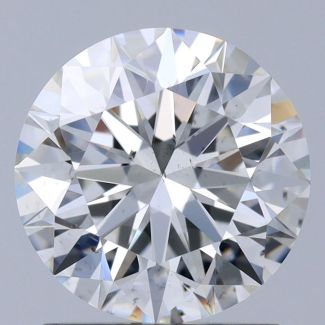 1.5 Carat Round H SI1 EX GIA Natural Diamond