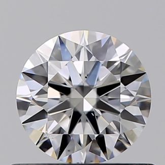 0.51 Carat Round D VS2 EX VG GIA Natural Diamond