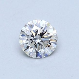 0.53 Carat Round E SI1 VG GIA Natural Diamond