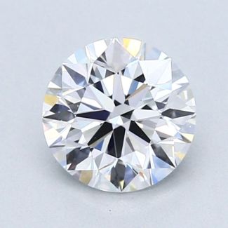 1.07 Carat Round D VS1 EX GIA Natural Diamond