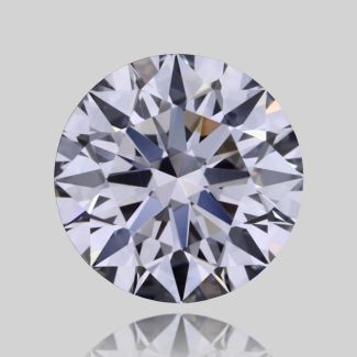 0.5 Carat Round E VVS2 EX GIA Natural Diamond