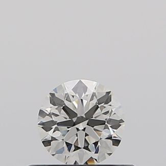 0.33 Carat Round I VVS2 EX GIA Natural Diamond