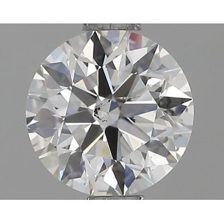 0.91 Carat Round G SI1 EX GIA Natural Diamond