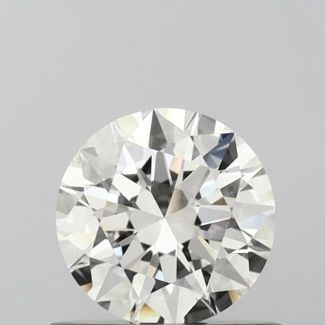 0.62 Carat Round H VS1 EX IGI Natural Diamond