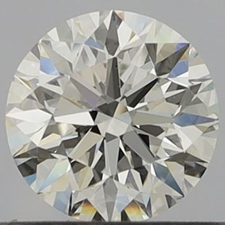 0.6 Carat Round E VVS2 EX GIA Natural Diamond