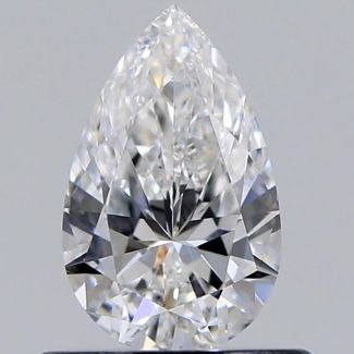 0.50 Carat Pear E VVS2 - VG EX GIA Natural Diamond