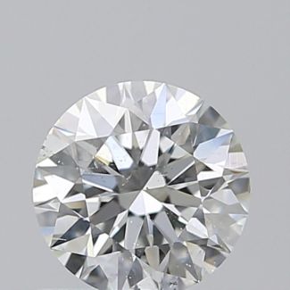 0.60 Carat Round F SI2 EX GIA Natural Diamond