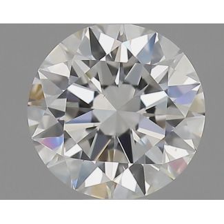 0.5 Carat Round G VS2 EX GIA Natural Diamond