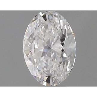 0.31 Carat Oval D VVS2 - EX VG GIA Natural Diamond