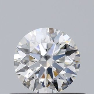 0.4 Carat Round H IF EX GIA Natural Diamond