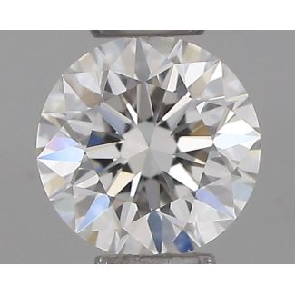 0.22 Carat Round F VVS2 EX GIA Natural Diamond