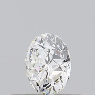 0.33 Carat Round F SI1 EX GIA Natural Diamond