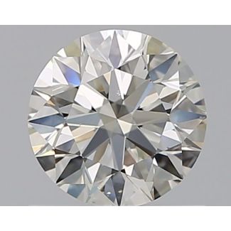 0.8 Carat Round I SI1 EX GIA Natural Diamond