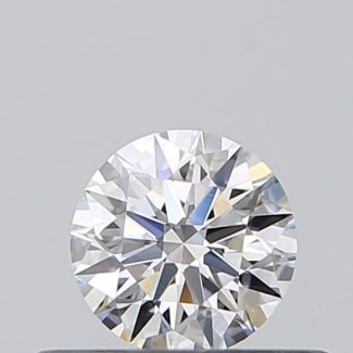 0.31 Carat Round D VVS1 EX GIA Natural Diamond