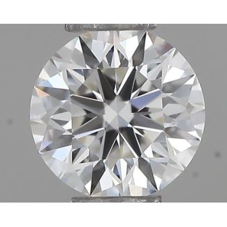 0.24 Carat Round F VVS1 EX VG GIA Natural Diamond