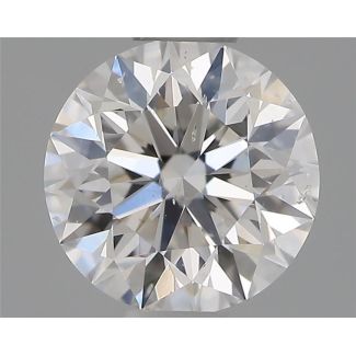 0.51 Carat Round E SI1 VG EX GIA Natural Diamond