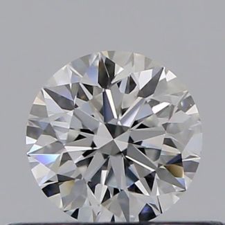 0.33 Carat Round E VVS2 EX GIA Natural Diamond